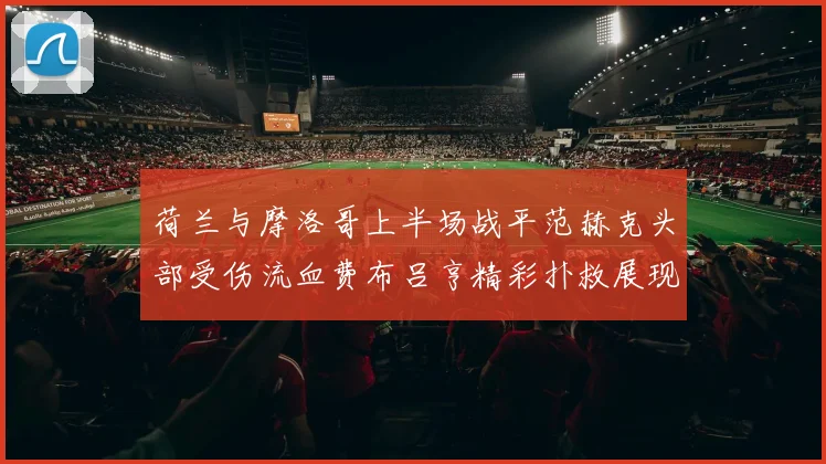 荷兰与摩洛哥上半场战平范赫克头部受伤流血费布吕亨精彩扑救展现实力