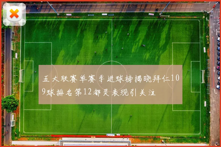 五大联赛单赛季进球榜揭晓拜仁109球排名第12都灵表现引关注